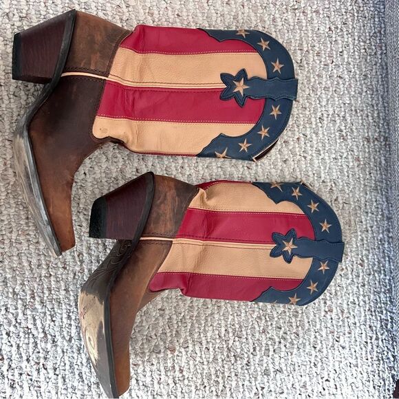 Crush by Durango Women's Stars and Stripes Flag Western Boot - Picture 9 of 13